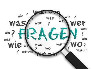 Image showing Fragen