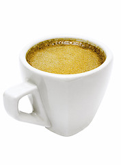 Image showing White Cup of Espresso w/ Path