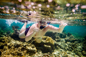 Image showing Snorkeler