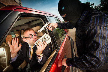 Image showing Robbery of the businessman