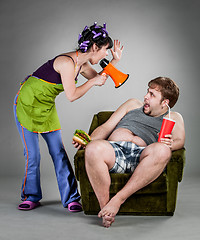 Image showing family quarrel