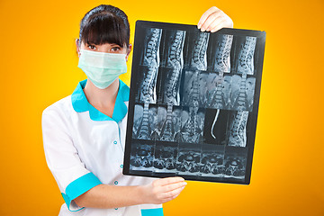 Image showing Doctor with xray