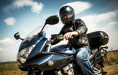 Image showing Biker