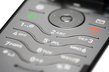 Image showing Cell Phone Keypad (Close View)