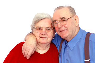 Image showing Elderly happy couple