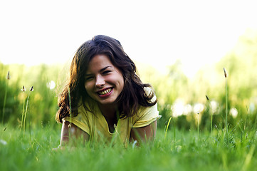 Image showing Pretty girl smiling