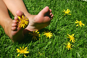 Image showing Grass Feet 3