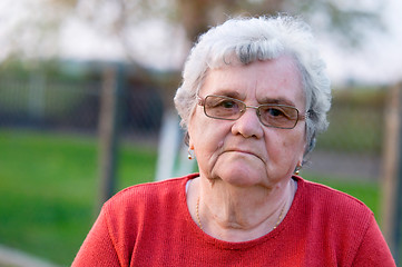 Image showing Senior woman portrait