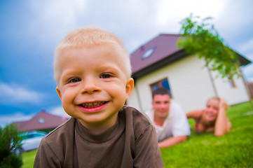 Image showing Happy child, happy life