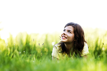 Image showing Pretty girl smiling