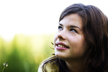 Image showing Pretty girl smiling