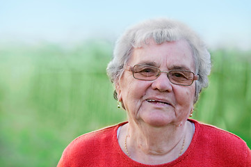 Image showing Senior woman portrait