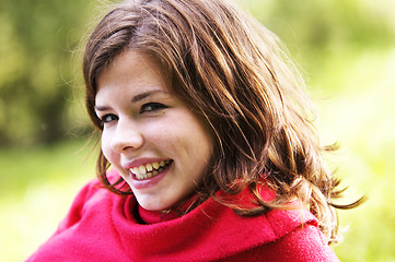 Image showing Pretty girl smiling