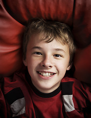 Image showing Portrait of happy young boy