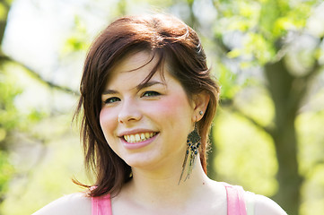 Image showing Young happy girl portrait