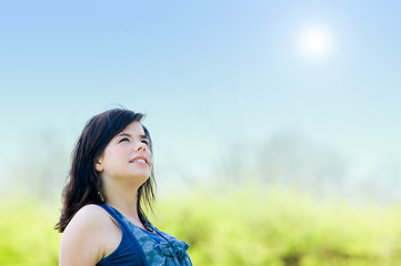 Image showing Young happy girl portrait