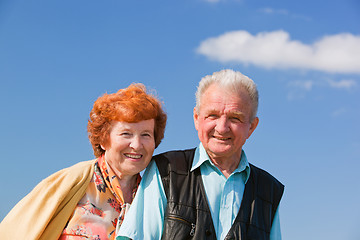 Image showing Happy senior couple in love