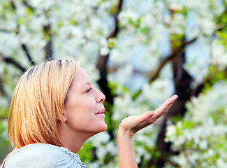 Image showing Enjoying spring