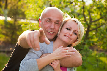 Image showing Adult happy couple together