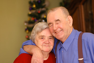 Image showing Elderly happy couple