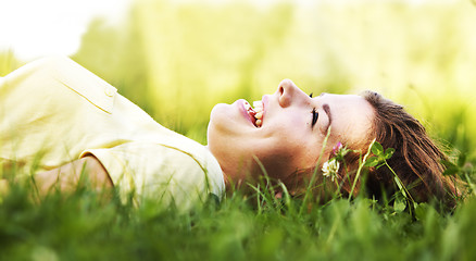 Image showing Pretty girl smiling