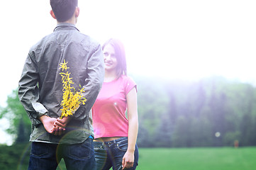 Image showing Romantic young couple