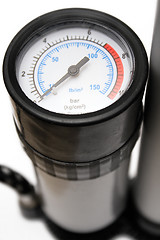 Image showing Air Pressure Gauge (Close View)