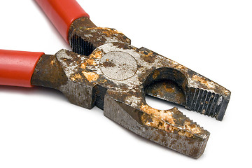 Image showing Close View on Corroded Pliers