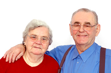 Image showing Elderly happy couple