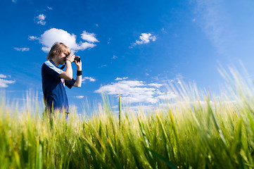 Image showing Photographer taking pictures