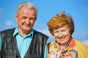 Image showing Happy senior couple in love