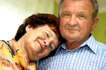 Image showing Happy, romantic senior couple