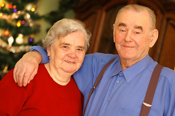 Image showing Elderly happy couple