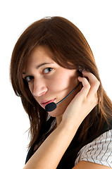 Image showing Friendly customer service agent