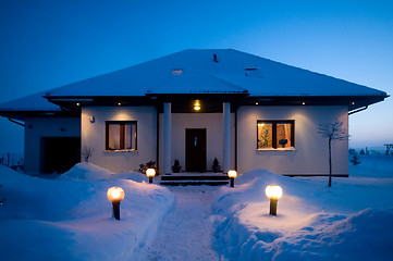 Image showing House in winter