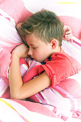 Image showing Sleeping boy