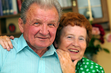 Image showing Elderly happy couple