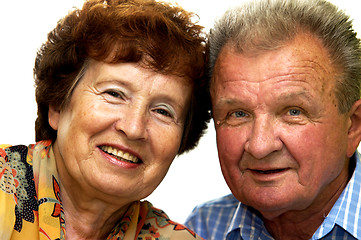 Image showing Happy smiled senior couple