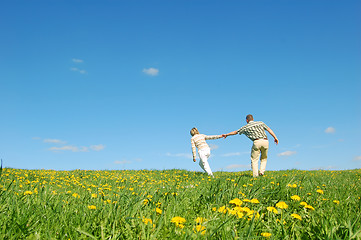 Image showing Couple having fun