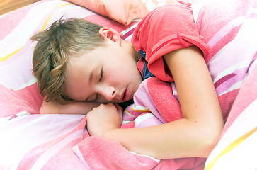 Image showing Sleeping boy