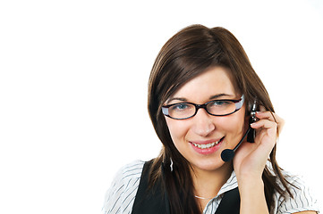 Image showing Friendly customer service agent