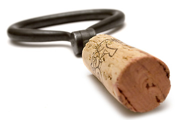 Image showing Corkscrew w/ Cork (Front View)