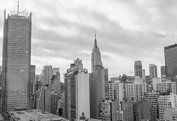 Image showing Aerial view of New York City Skyline