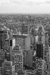 Image showing Aerial view of New York City Skyline