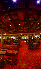 Image showing Magnificent interiors on cruise the ship