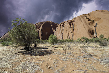 Image showing Stormy Sky in Australian Outback