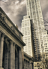 Image showing Urban Skyscrapers in Manhattan, New York City