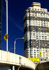 Image showing Winter Colors of Manhattan Skyscrapers 