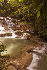 Image showing Dunn's River Falls in Ocho Rios 