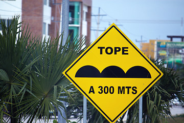 Image showing Street Signs in Mexico